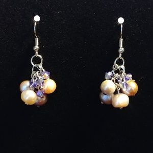 Pearl earrings